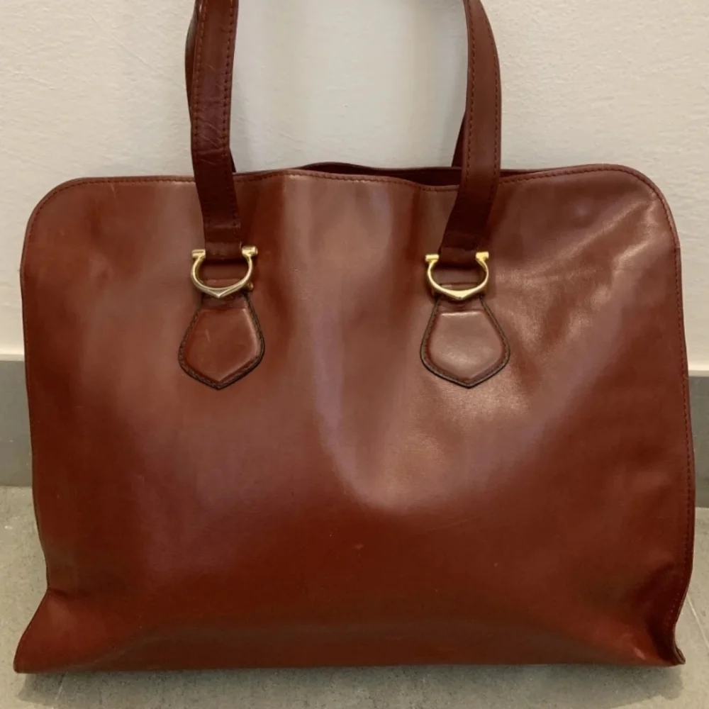 Rare⚜️Cartier Must de Cartier Leather Tote Bag - Picture 14 of 15